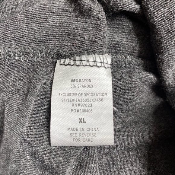 Rebellious One Grey T-Shirt size XL. Great on motorcycle rides or every day! - Picture 7 of 7